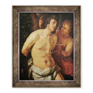 Tablou inramat - Hendrik Goltzius - St. Sebastian, 70 x 85 cm