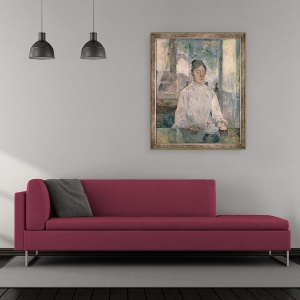 Tablou inramat - Henri de Toulouse-Lautrec - Adele Tapie de Celeyran 1840-1930 Countess of Toulouse-Lautrec-Monfa, 50 x 60 cm - Img 2
