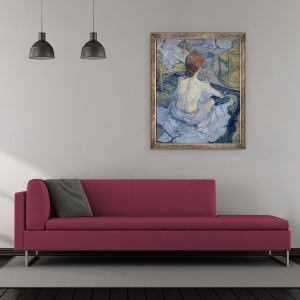 Tablou inramat - Henri de Toulouse-Lautrec - Femeie la toaleta ei, 50 x 60 cm - Img 2