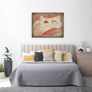 Tablou inramat - Henri de Toulouse-Lautrec - Pat, 60 x 80 cm - Img 3
