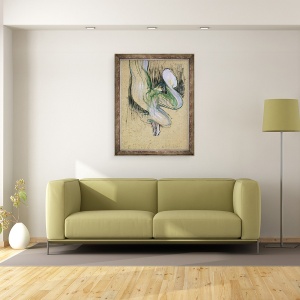Tablou inramat - Henri de Toulouse-Lautrec - Studiu pentru Loie Fuller 1862-1928 la Folies-Bergere, 70 x 90 cm - Img 2