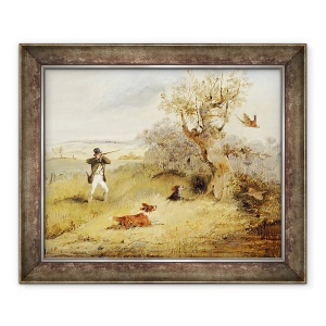 Tablou inramat - Henry Thomas Alken - impuscare fazan, 70 x 85 cm