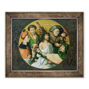 Tablou inramat - Hieronymus Bosch - Hristos incoronat cu spini, 70 x 85 cm