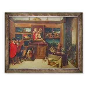 Tablou inramat - Hieronymus II Francken - Sala de Expozitii a Amatorilor, 70 x 90 cm