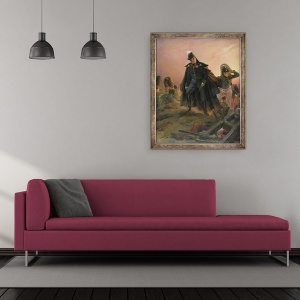 Tablou inramat - Hippolyte Delaroche - Duce de Angouleme la capturarea Trocadero, 31 august 1823, 50 x 60 cm - Img 2