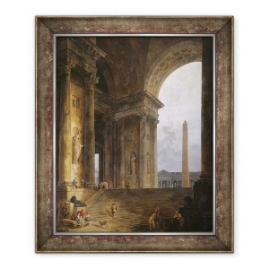 Tablou inramat - Hubert Robert - Obeliscul, 50 x 60 cm