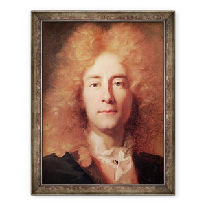 Tablou inramat - Hyacinthe Francois Rigaud - Portretul unui Om Necunoscut, 60 x 80 cm
