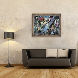 Tablou inramat - Ikahl Beckford - Jammin, 60 x 80 cm - Img 2