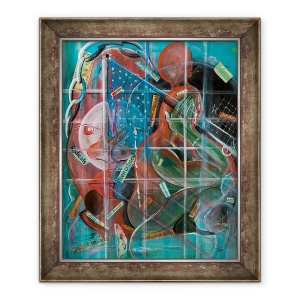 Tablou inramat - Ikahl Beckford - Mind Control, 50 x 60 cm