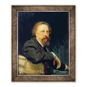 Tablou inramat - Ilya Efimovich Repin - Portretul Autorului Contele Alexey K. Tolstoi 1817-1875, 70 x 85 cm