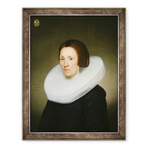 Tablou inramat - Jacob Gerritsz Cuyp - Portretul lui Johanna van Diemen, in varsta de 61 de ani, 60 x 80 cm