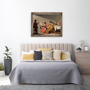 Tablou inramat - Jacob van Velsen - O petrecere muzicala, 60 x 80 cm - Img 3