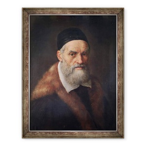 Tablou inramat - Jacopo Bassano - Autoportret, 70 x 90 cm