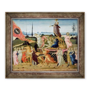 Tablou inramat - Jacopo del Sellaio - Triumful castitatii I, 50 x 60 cm