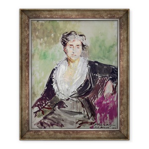 Tablou inramat - Jacques-Emile Blanche - Studiu pentru portretul Printesei Edmond de Polignac, 70 x 85 cm
