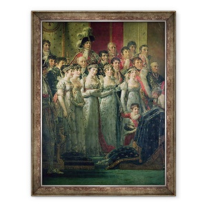 Tablou inramat - Jacques Louis David - Sfintirea imparatului Napoleon si incoronarea imparatesei Josephine de catre Papa Pius al VII-lea, detaliu I, 70 x 90 cm