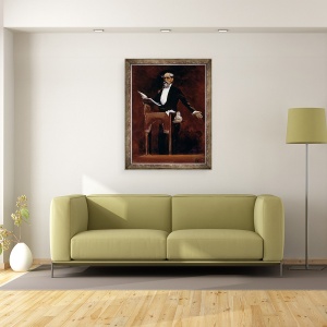 Tablou inramat - James Bacon - Charles Dickens, 70 x 90 cm - Img 2