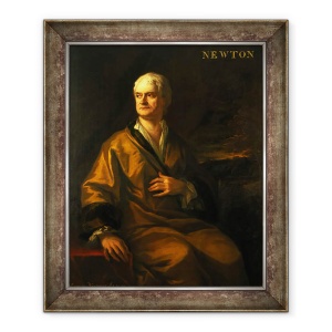 Tablou inramat - James Thornhill - Sir Isaac Newton, 50 x 60 cm