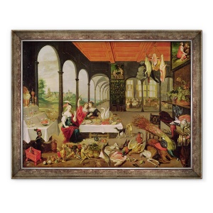 Tablou inramat - Jan Brueghel the Elder - Alegorie de gust, 60 x 80 cm