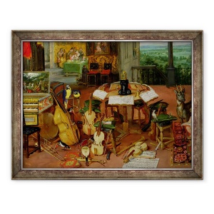 Tablou inramat - Jan Brueghel the Elder - Auz I, 60 x 80 cm