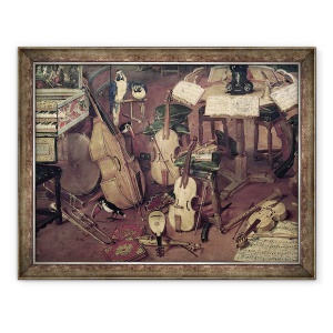 Tablou inramat - Jan Brueghel the Elder - Auz II, 70 x 90 cm