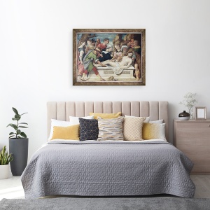 Tablou inramat - Jan Cornelisz Vermeyen - Emtombment, 60 x 80 cm - Img 3