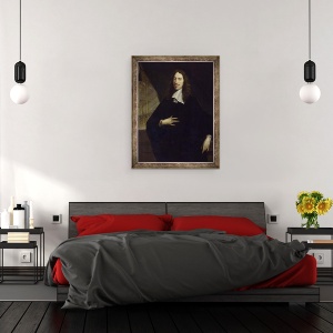 Tablou inramat - Jan de Baen - Johan de Witt, Marea Pensionar din Olanda, 60 x 80 cm - Img 3