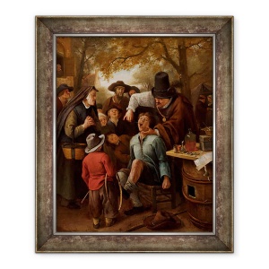 Tablou inramat - Jan Havicksz. Steen - Puller de dinti, 50 x 60 cm