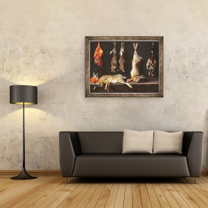 Tablou inramat - Jan Weenix - Natura moarta II, 70 x 90 cm - Img 2