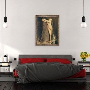 Tablou inramat - Jean Auguste Dominique Ingres - Angelica, 70 x 90 cm - Img 3