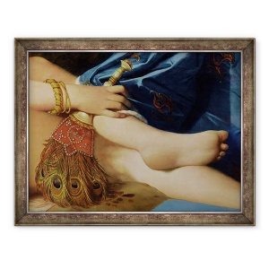 Tablou inramat - Jean Auguste Dominique Ingres - Detaliu al Marii Odalisci, 70 x 90 cm