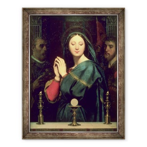 Tablou inramat - Jean Auguste Dominique Ingres - Fecioara cu gazda, 60 x 80 cm