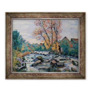 Tablou inramat - Jean Baptiste Armand Guillaumin - Moara Bouchardon, Crozant, 50 x 60 cm