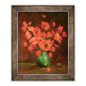 Tablou inramat - Jean Baptiste Barthelemy Binet - Vaza de flori, 70 x 85 cm