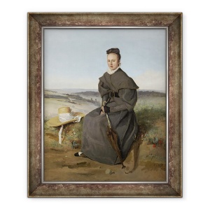 Tablou inramat - Jean Baptiste Camille Corot - Louise Harduin, 50 x 60 cm
