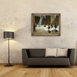 Tablou inramat - Jean Beraud - in aripi la Opera, 70 x 90 cm - Img 2
