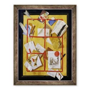 Tablou inramat - Jean-Francois de Le Motte - Trompe loeil, 60 x 80 cm