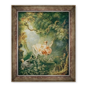 Tablou inramat - Jean-Honore Fragonard - Leagan I, 50 x 60 cm
