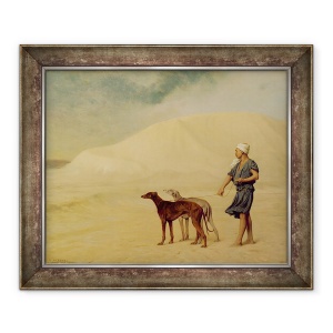 Tablou inramat - Jean Leon Gerome - in desert, 50 x 60 cm