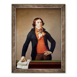 Tablou inramat - Jean Louis Laneuville - Bertrand Barere de Vieuzac 1755-1841 cu Hotararea Ludovic al XVI-lea 1754-93 4 ianuarie 1793, 60 x 80 cm