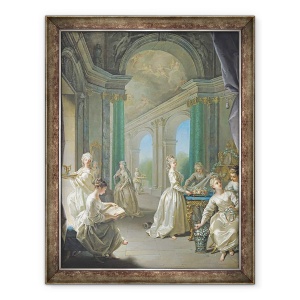 Tablou inramat - Jean Raoux - Modern Virgins, 60 x 80 cm