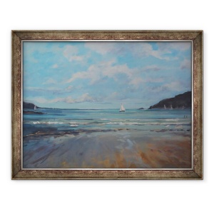 Tablou inramat - Jennifer Wright - Northsands Salcombe, navigare. ulei pe panza, 70 x 90 cm