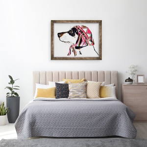 Tablou inramat - Jo Chambers - Pooch In Pucci, 70 x 90 cm - Img 3