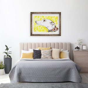 Tablou inramat - Jo Chambers - Silvertips Greyhound, 70 x 90 cm - Img 3