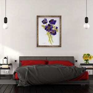 Tablou inramat - Joan Thewsey - Anemone, 2011, 70 x 90 cm - Img 3