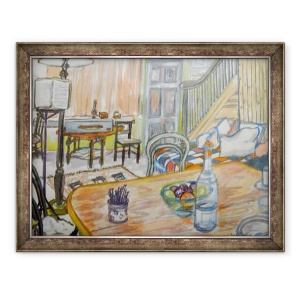 Tablou inramat - Joan Thewsey - Studioul de muzica al lui Clare Lise, 60 x 80 cm