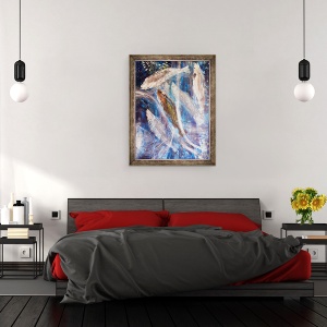 Tablou inramat - jocasta shakespeare - Salmon Dance, 70 x 90 cm - Img 3