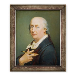 Tablou inramat - Johann Heinrich Wilhelm Tischbein - Autoportret II, 70 x 85 cm