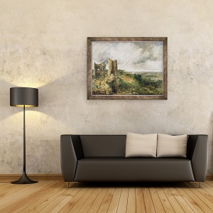 Tablou inramat - John Constable - Hadleigh Castle, 70 x 90 cm - Img 2
