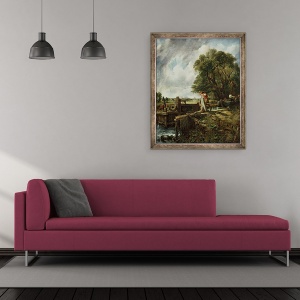 Tablou inramat - John Constable - incuietoarea, 70 x 85 cm - Img 2